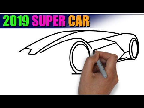 480x360 How To Draw A Cool Car Lamborghini Supercar Drawing