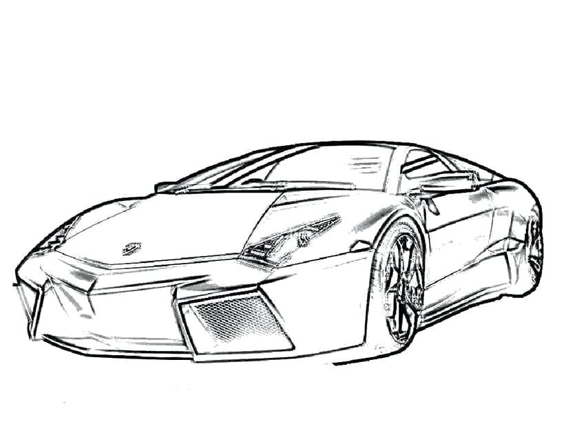 822x635 Lamborghini Coloring Pages Coloring Pages Simple Black And White