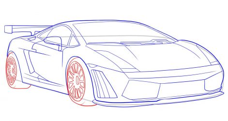 471x250 Fast Cars To Draw Cartoon Step