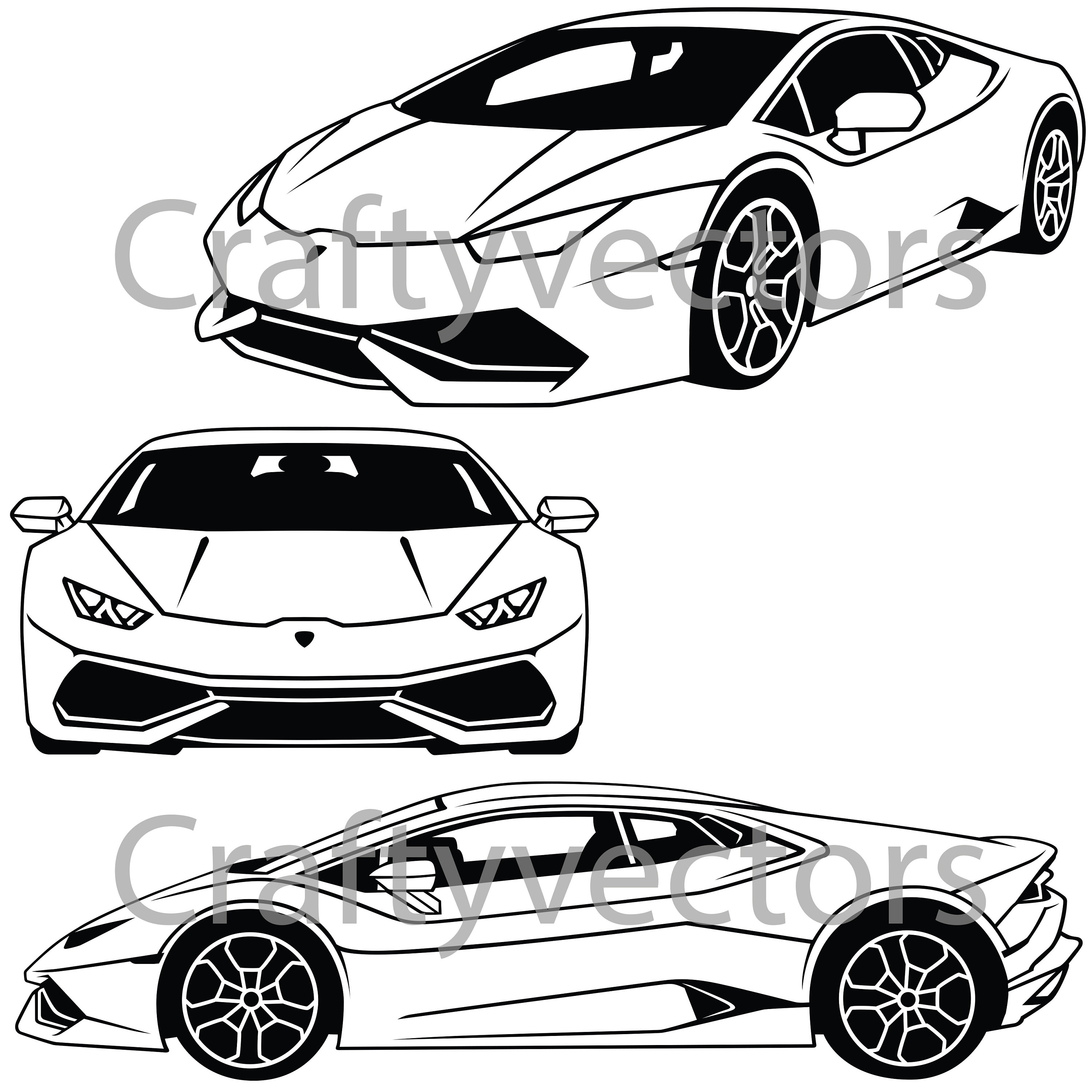 3000x3000 lamborghini coupe vector etsy