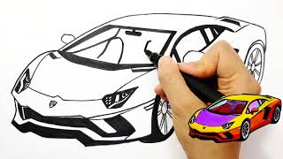 320x180 Descargar De How To Draw A Sports Car Lamborghini Step