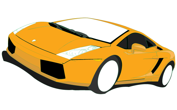 600x375 lamborghini gallardo vector image