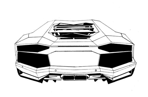 Lamborghini Gallardo Drawing | Free download on ClipArtMag