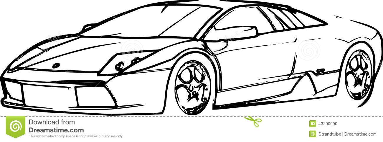 1300x485 Pencil Sketches Lamborghini