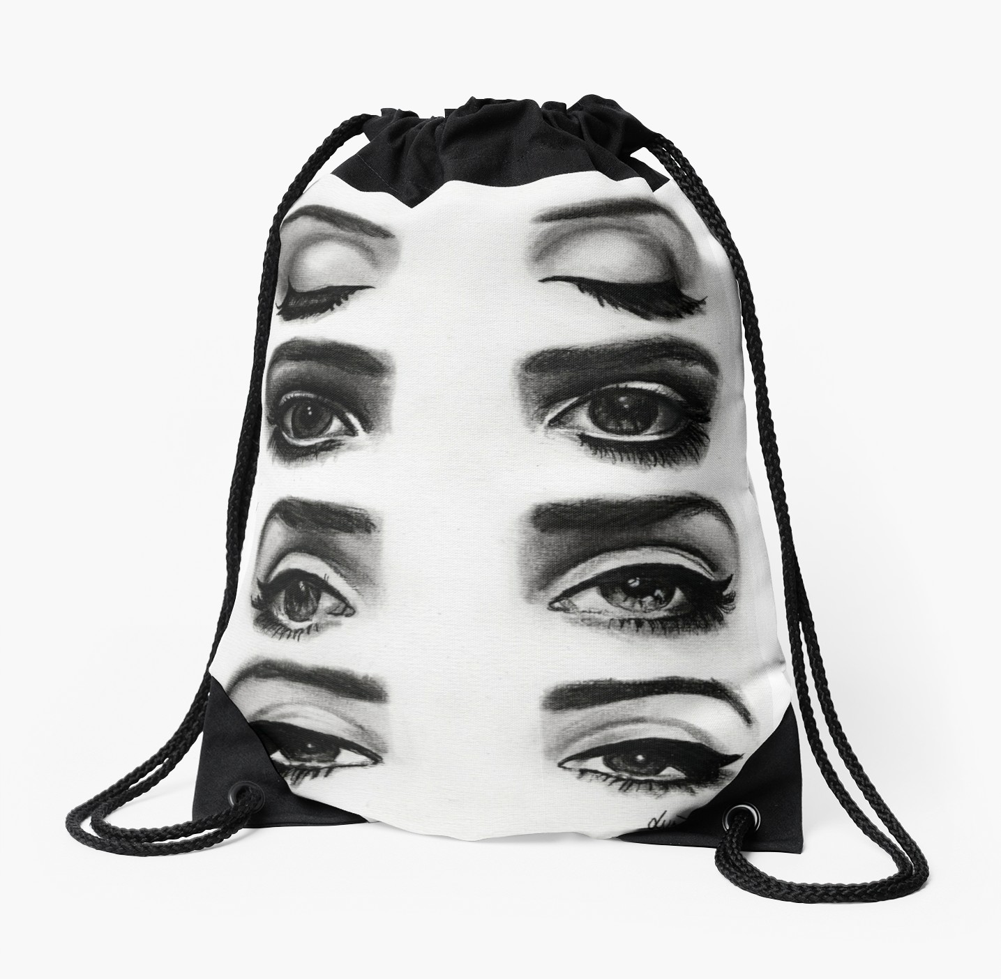 1435x1404 Lana Del Rey Eyes Drawstring Bag