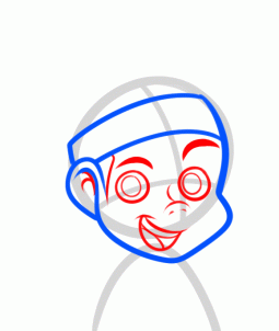 255x302 How To Draw How To Draw Jake From The Never Land Pirates