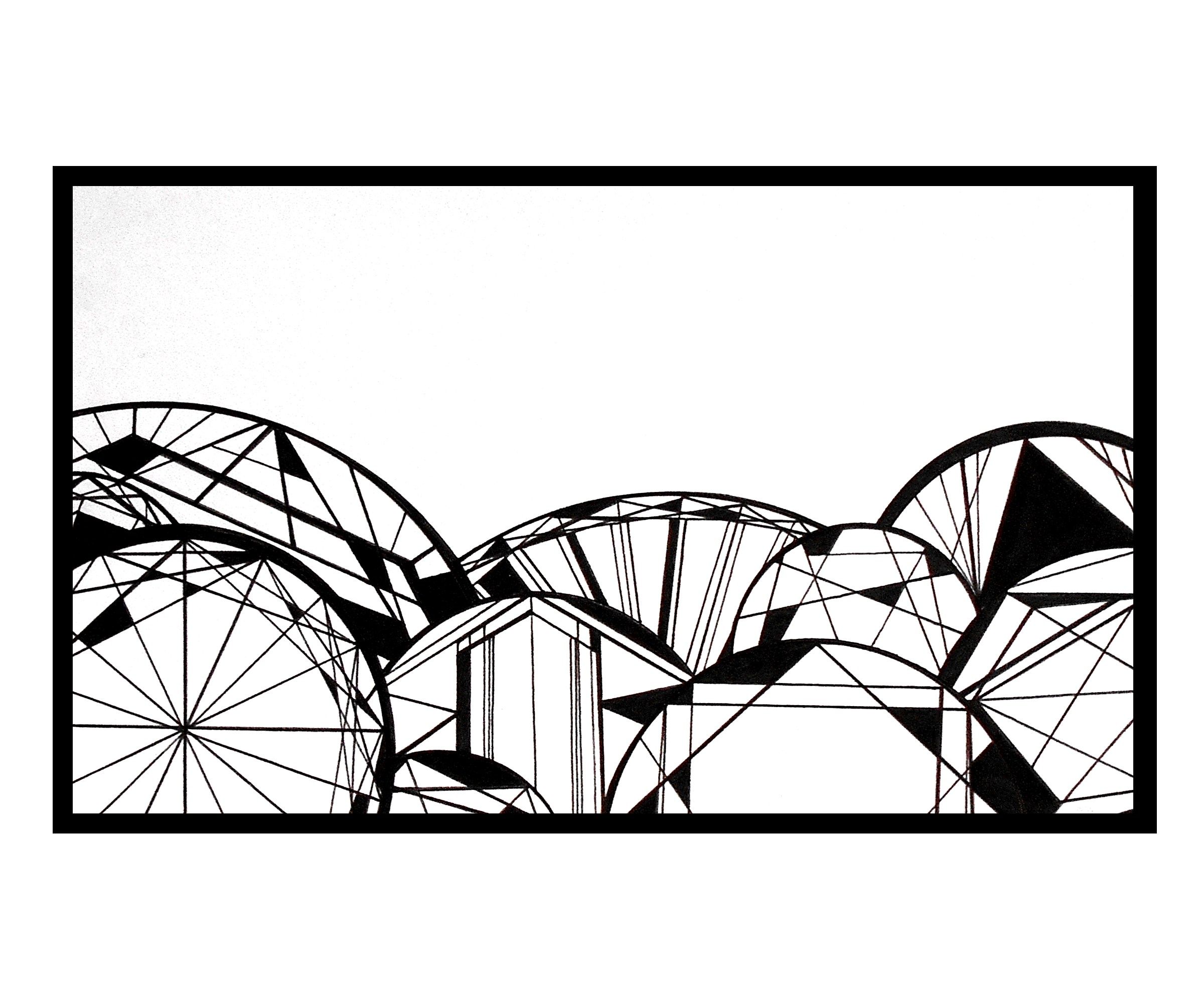 2400x2000 Brilliance Diamond Style Landscape Drawing