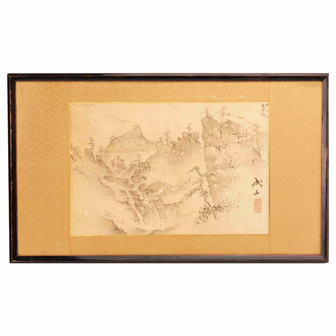 1100x1100 Century Old Landscape Drawing