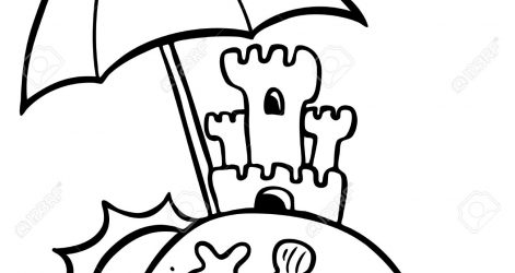 471x250 Beach Landscape Drawing Easy The Sea Of A Step Scene