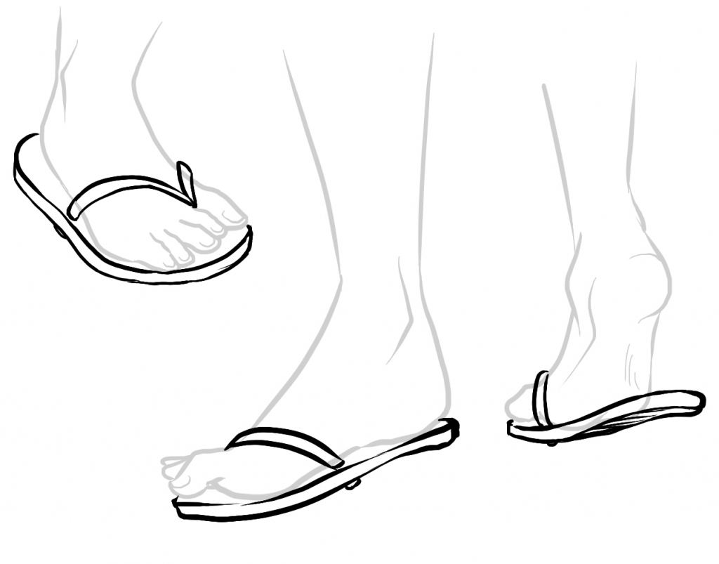 1024x803 Landscape Line Drawing