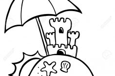 236x157 Beach Landscape Drawing Easy The Sea Of A Step Scene