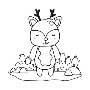 300x300 Animals In The Landscape Royalty Free Vectors