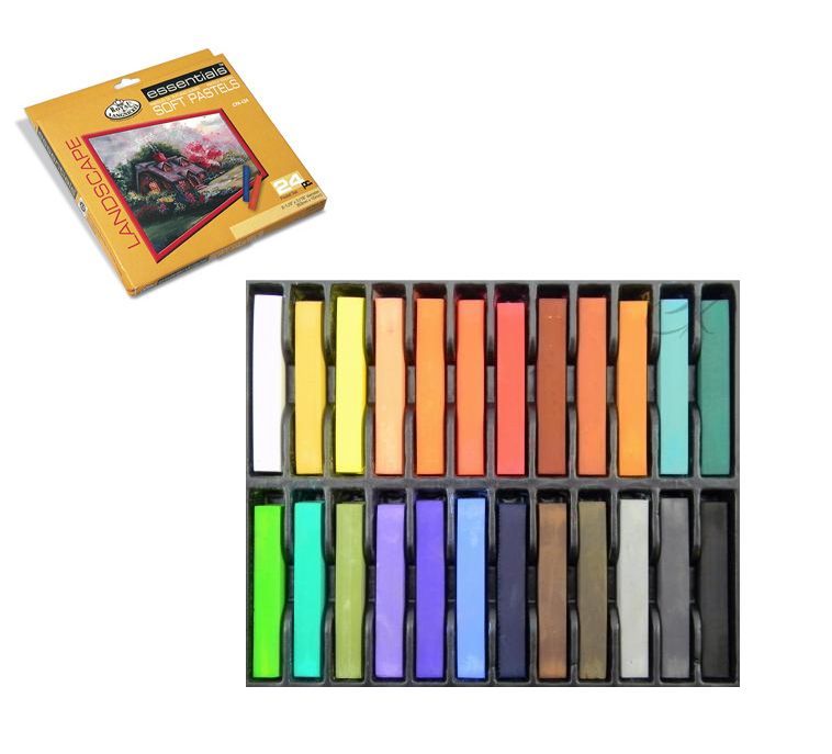 758x687 Pack Of Landscape Drawing Soft Pastel Set Cpa