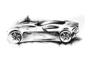 355x266 Pencil Sketches Of Nature Of Sceneries Landscapes Of Flowers