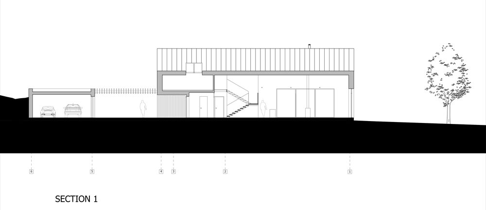 1000x432 House In The Landscape's Walls Are Covered With Rock Filled Cages