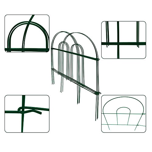 500x500 Amagabeli Decorative Garden Fence In X Ft Rustproof Green
