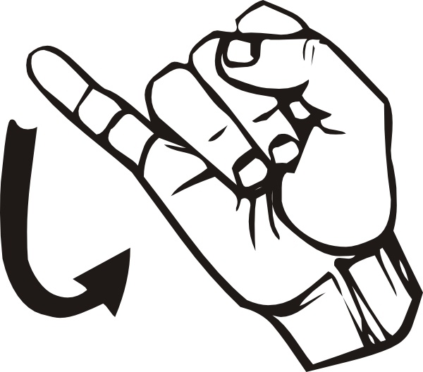 600x528 Sign Language J Clip Art Free Vector In Open Office Drawing