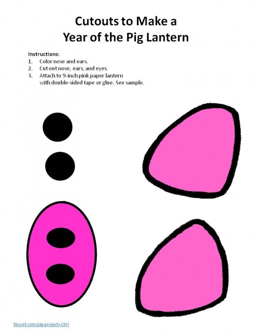 520x673 Easy Printable Projects For The Year Of The Pig Kid Crafts