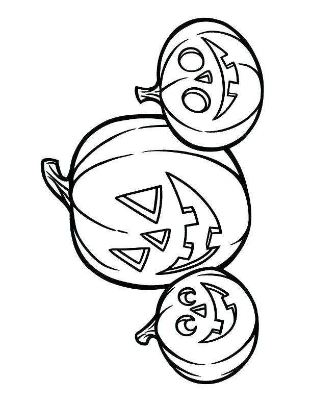 612x792 Jack O Lantern Coloring Pages Printable
