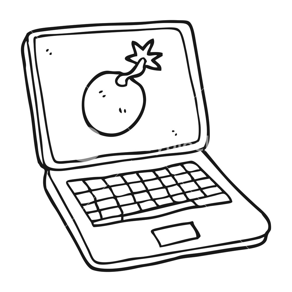 Laptop Computer Drawing