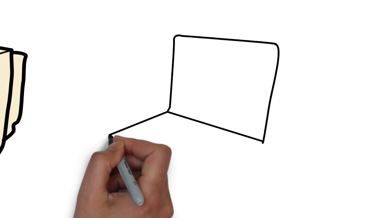 1280x720 An Easy And Simple Computer And Laptop Drawing For Kids Hd Video