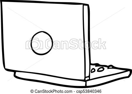 450x321 Line Drawing Of A Laptop Computer