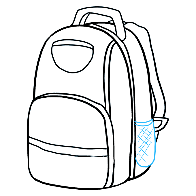 680x678 How To Draw A Backpack