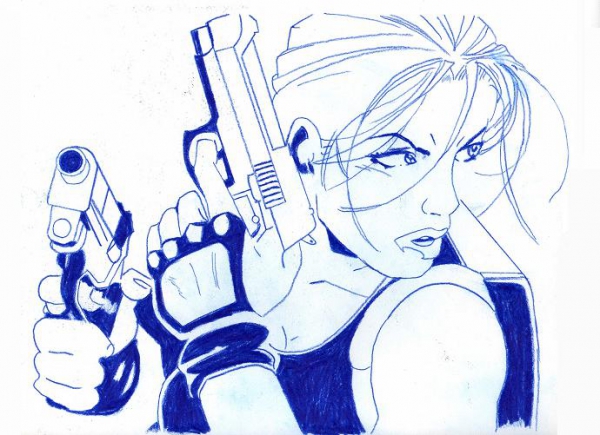 600x435 Portrait Of Lara Croft