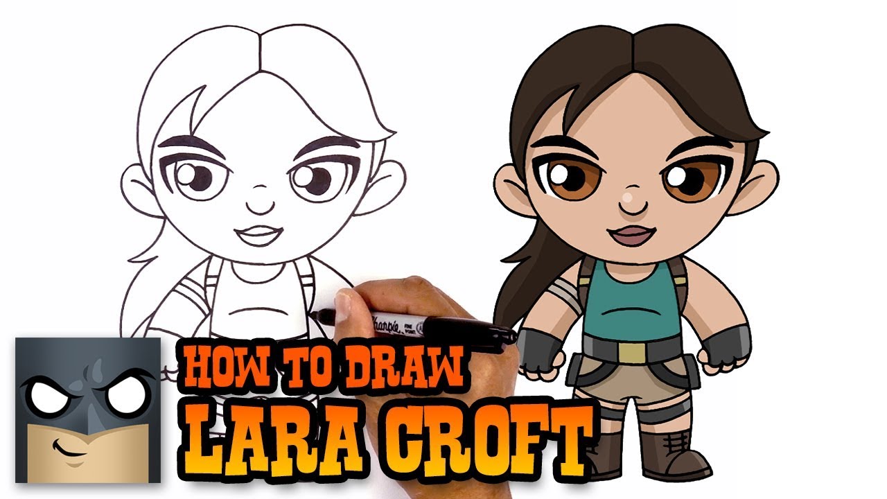 1280x720 tomb raider how to draw lara croft step