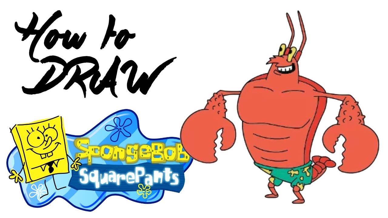 1280x720 How To Draw Larry The Lobster Spongebob Squarepants