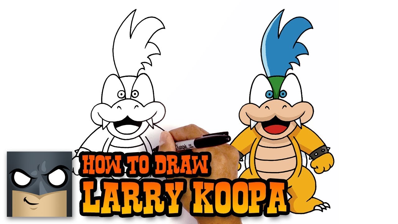 1280x720 How To Draw Mario Characters Larry Koopa