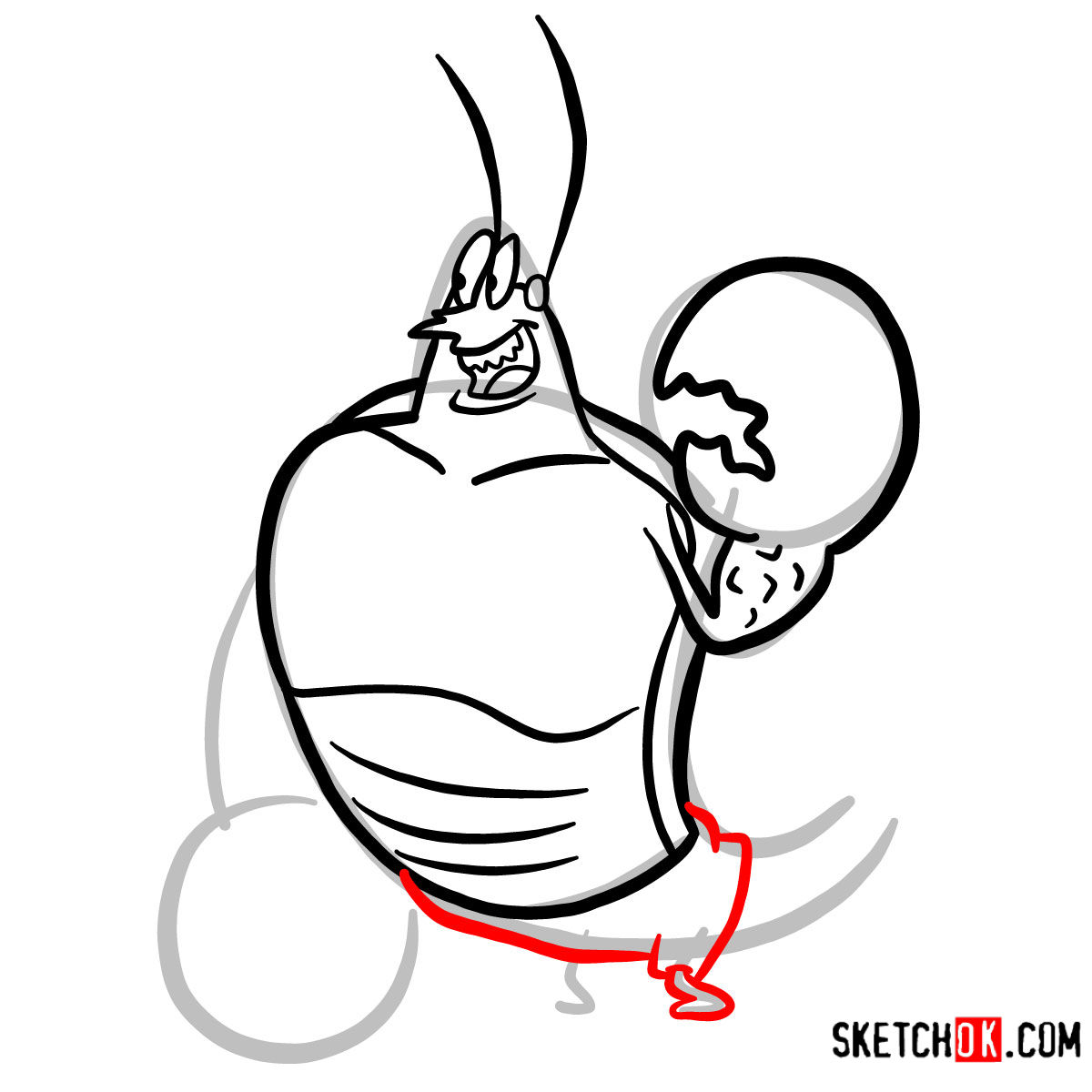 1200x1200 How To Draw Larry The Lobster Spongebob