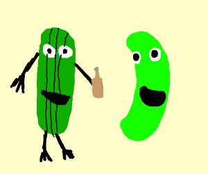 300x250 Larry The Cucumber Meets Pickle Rick