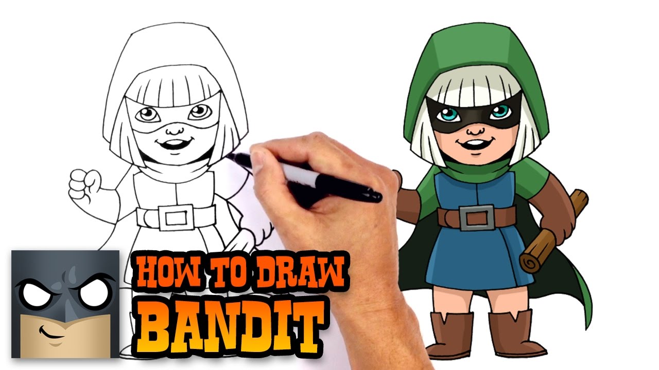 1280x720 bandit drawing free download