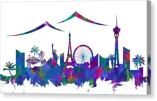 546x352 Las Vegas Strip Canvas Prints