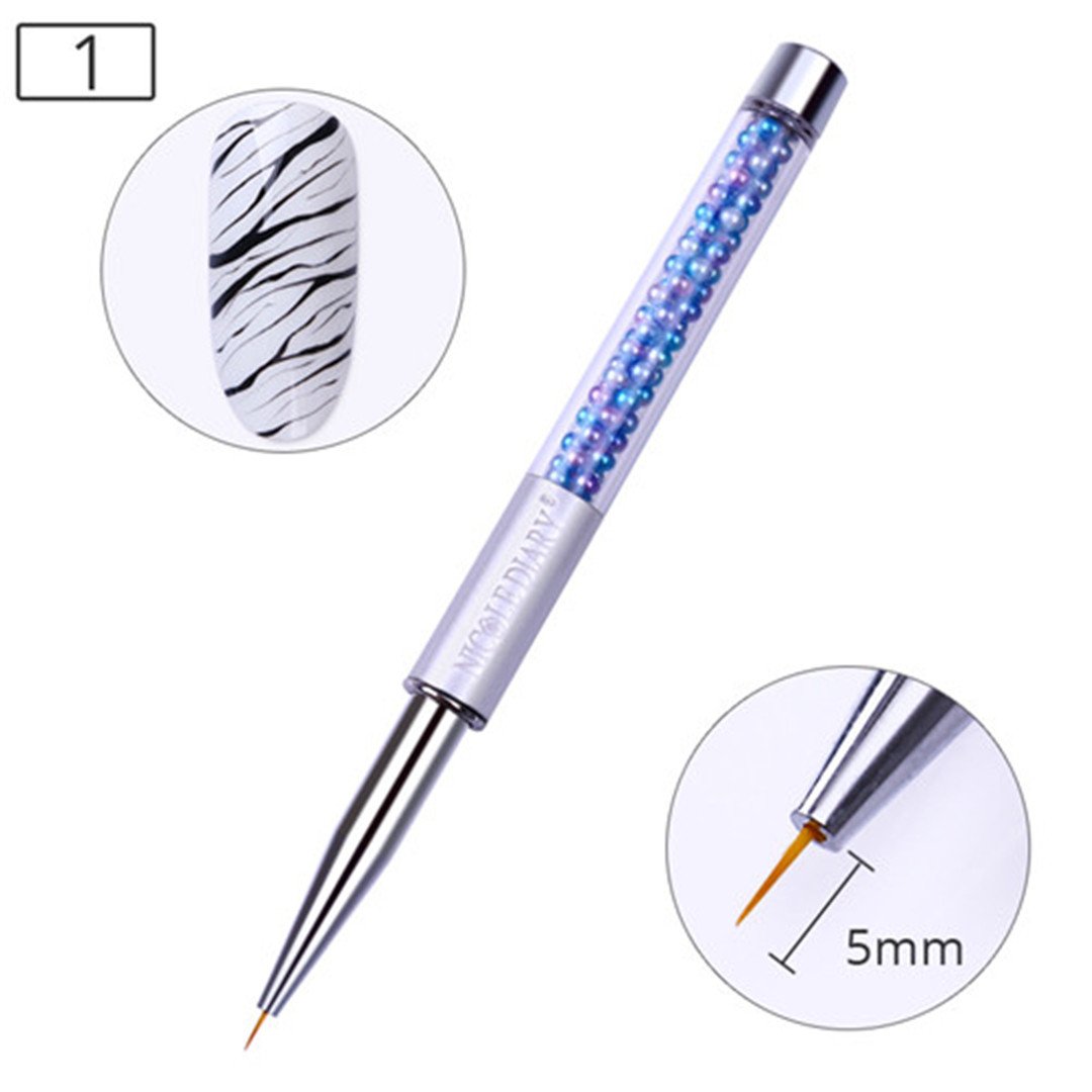 1080x1080 Liner Painting Pen Uv Gel Drawing Brush With Cap
