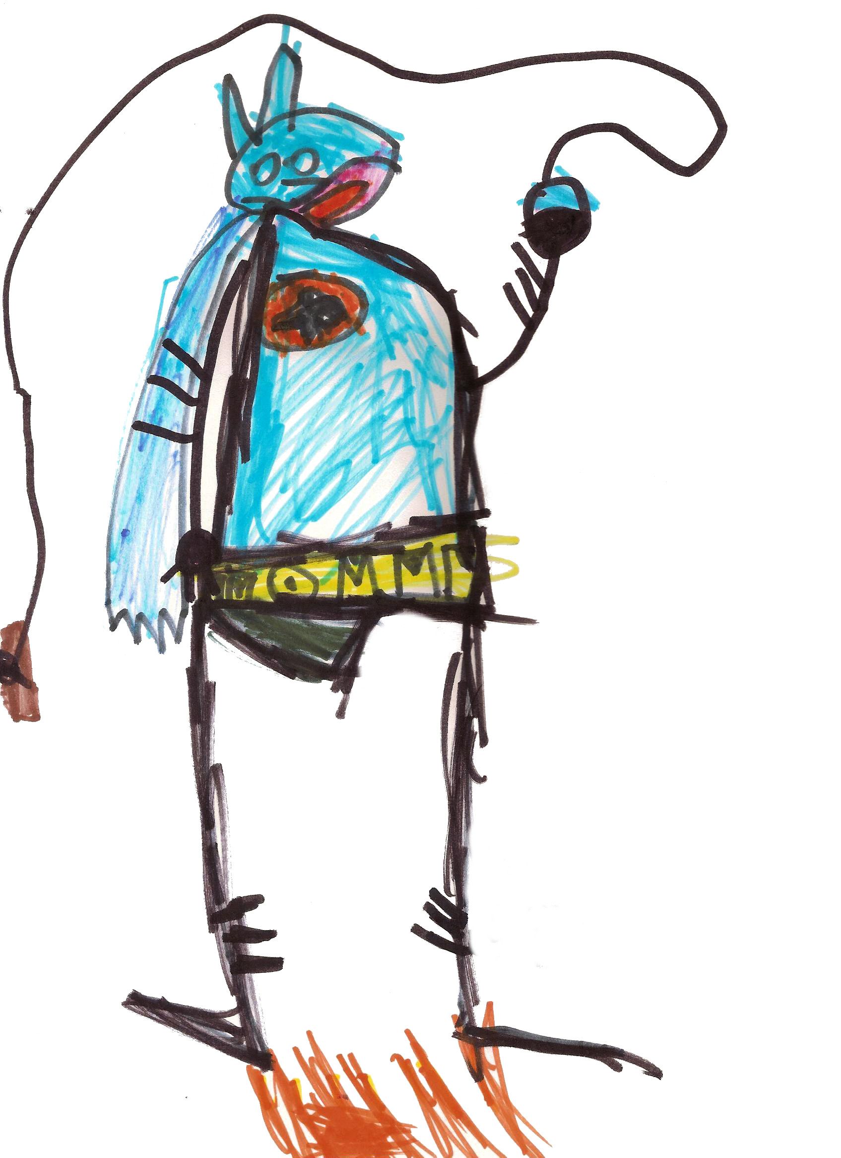 1695x2332 From Oren, Batman With His Lasso Kids Drawings