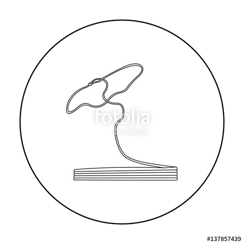 500x500 Lasso Icon Outline Singe Western Icon From The Wild West Outline