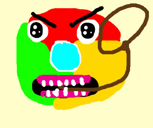 300x250 Google Chrome Symbol With Lasso In Its Mouth