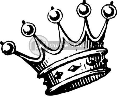 450x388 King Crown Drawing