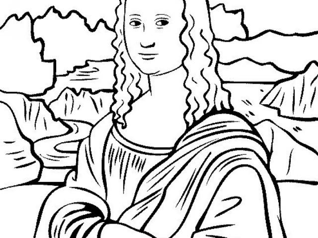 640x480 free mona lisa clipart, download free clip art