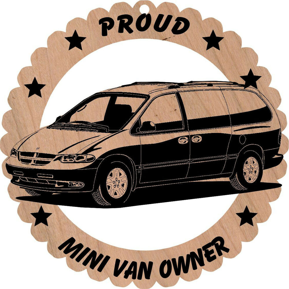 1000x1000 Chrysler Minivan Late Model Large Wood Ornament Engraved