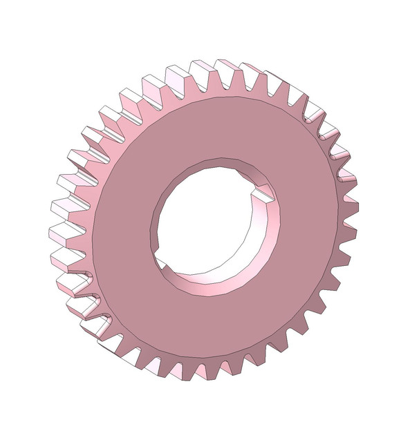 593x640 Drawing Of Gear Of The Speed Box Of The Main Drive Of A Model