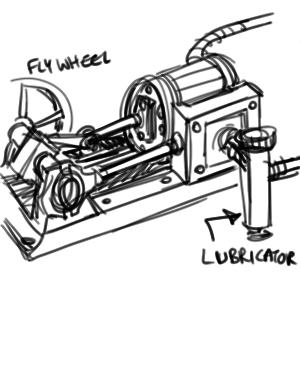 300x388 How To Draw Steampunk Machines