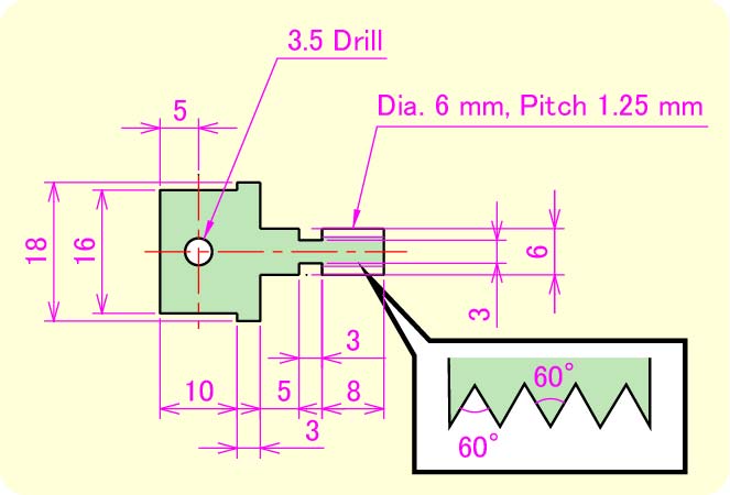 663x450 making a screw with a lathe