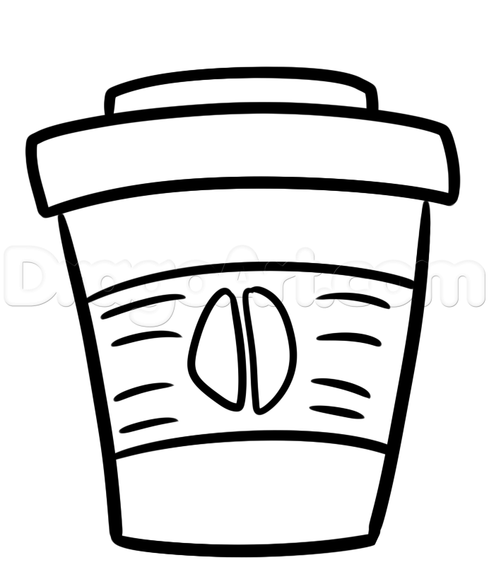 692x809 Step How To Draw A Hot Latte