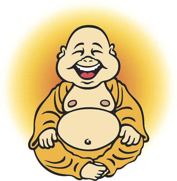 600x616 Baby Buddha Art Print