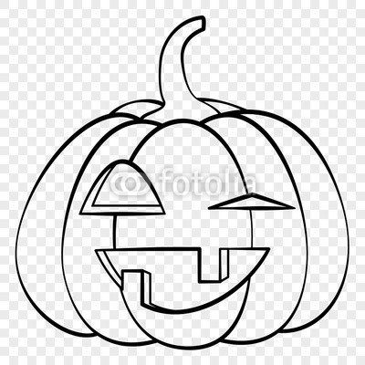 400x400 Laughing Face Halloween Pumpkin Emotion Outline Drawing For Laser
