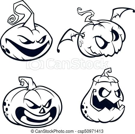 450x446 jack o lantern outline jack o lantern outline laughing jack
