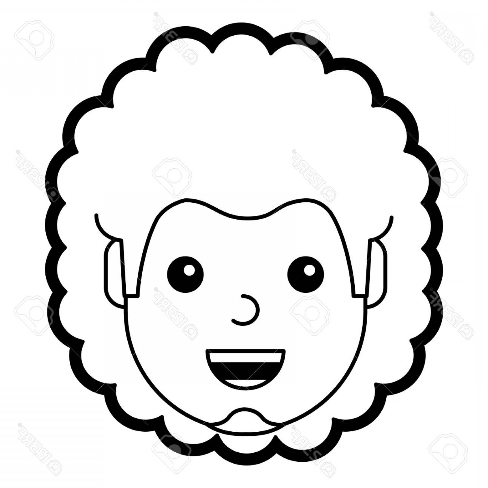 1560x1560 Photostock Vector A Character Man Face Laughing Happy Image Vector